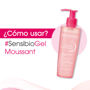 Aquí está el producto Sensibio Gel Moussant de Bioderma y a continuación te contamos cómo utilizarlo.